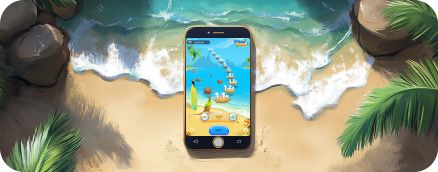 exciting gameplay Mine island
